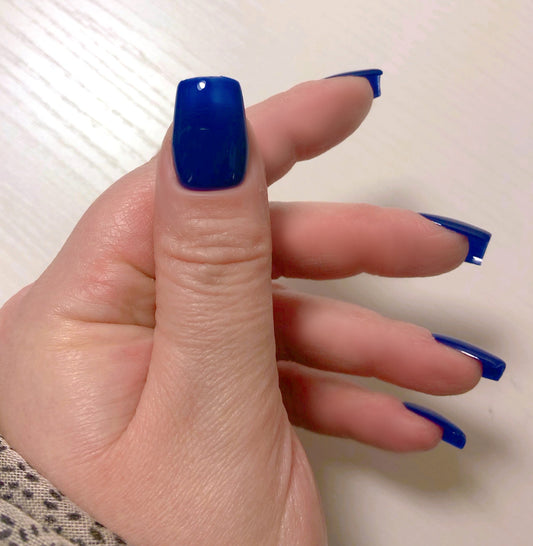 press on nails bleu marine, blue navy