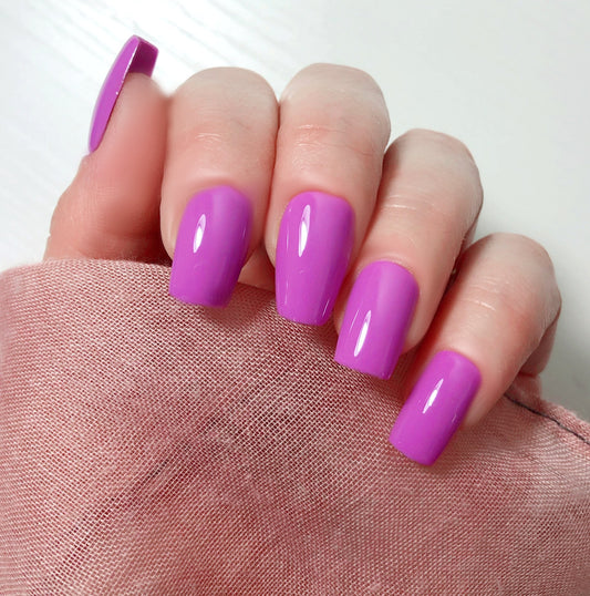 press on nails mauve purple