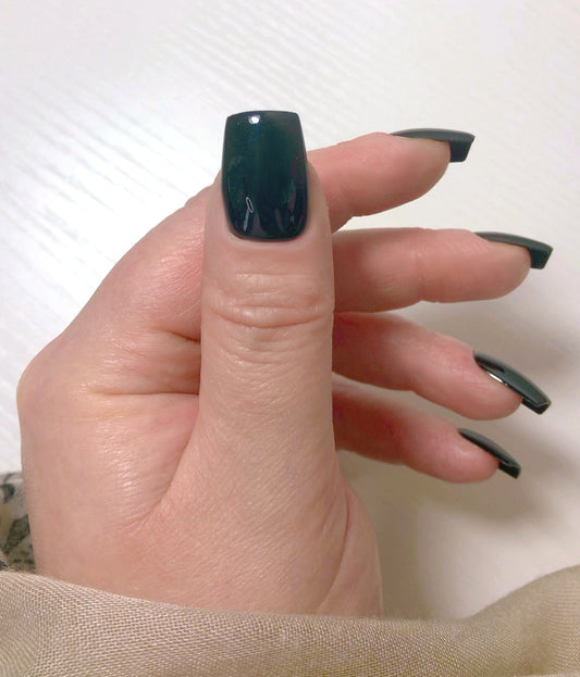 press on nails noirs / Back