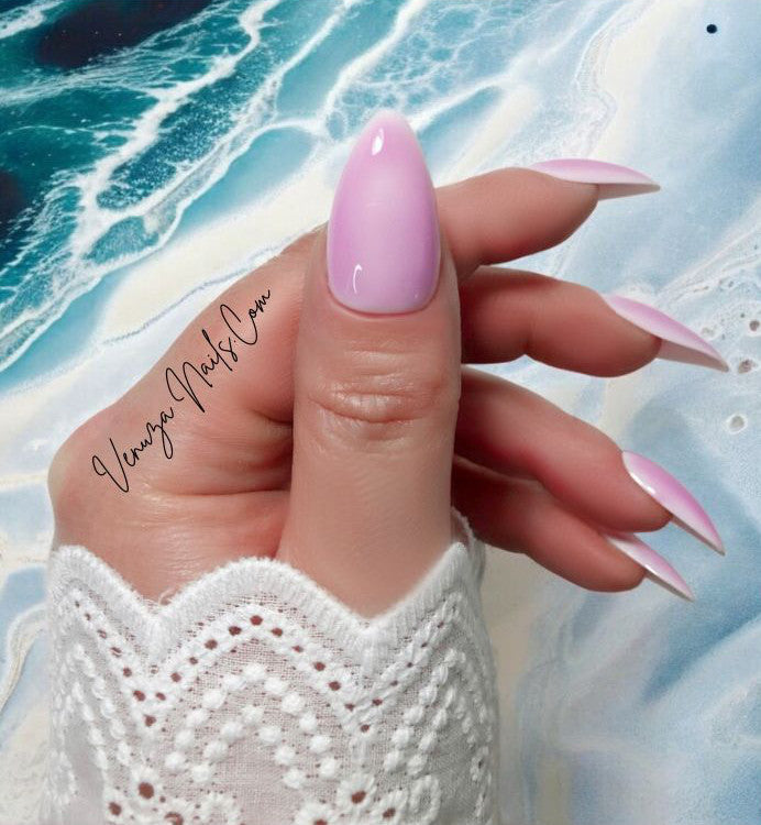 press-on-nails-milky-pink-couleur-unie-sakura