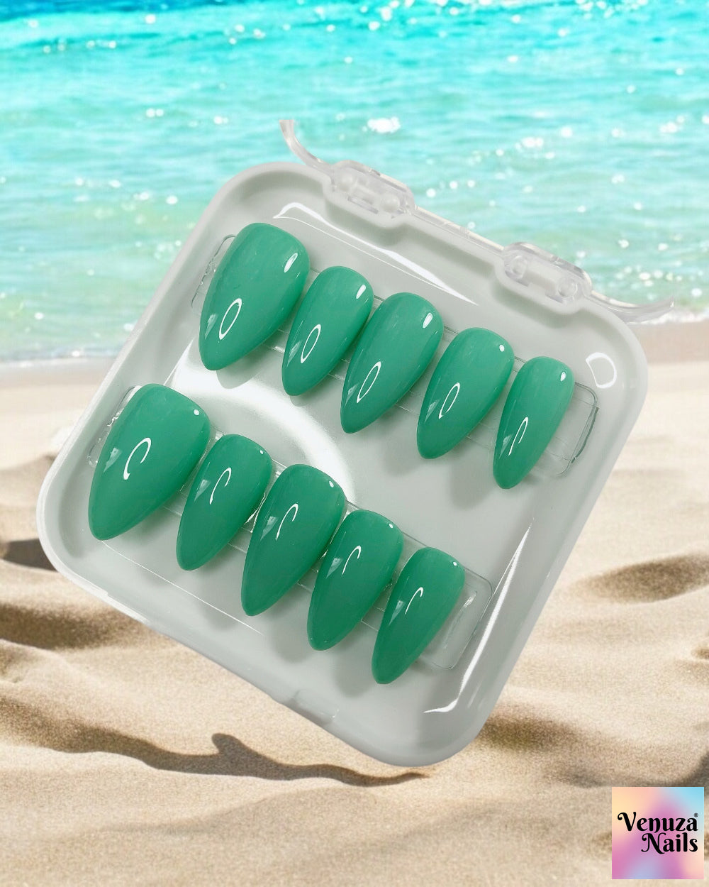 press-on-nails-turquoise-couleur-unie-bora-bora