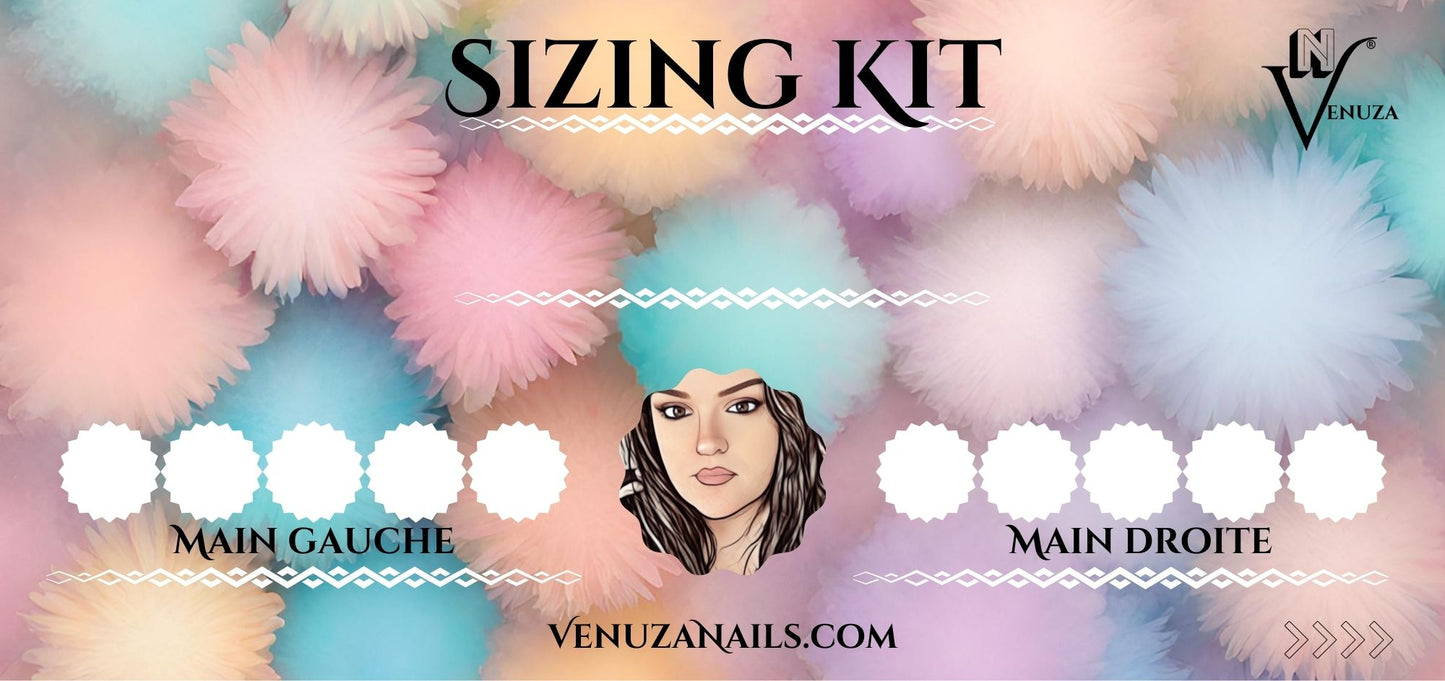 Faux Ongles sur Mesure | Sizing Kit - Venuza Nails