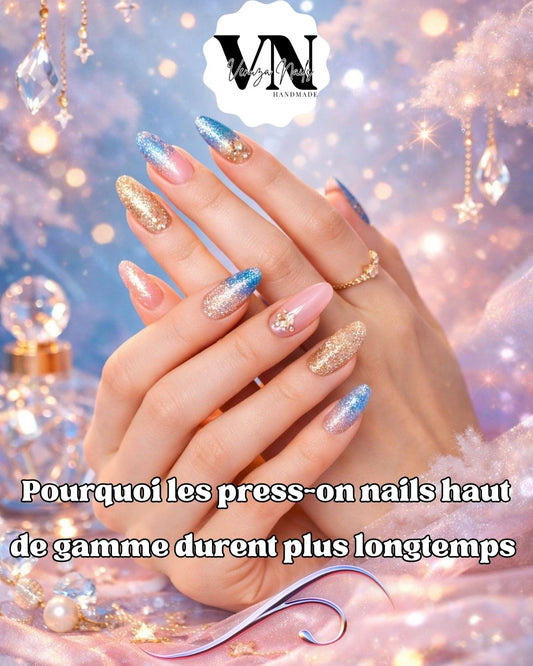Pourquoi les press-on nails haut de gamme tiennent longtemps?