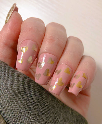 Gold in love - Venuza Nails