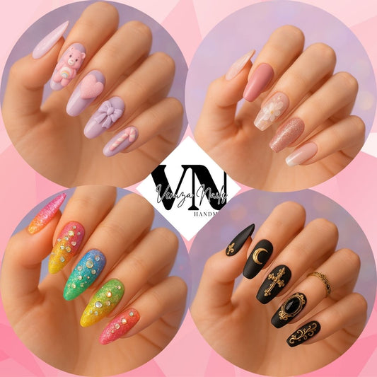 Press-On Nails – Créations Uniques à La Demande