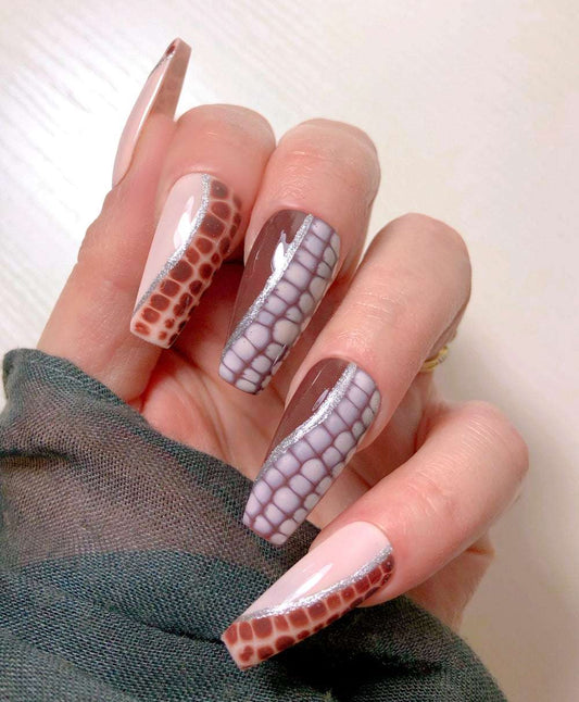 Croco Nude - Venuza Nails