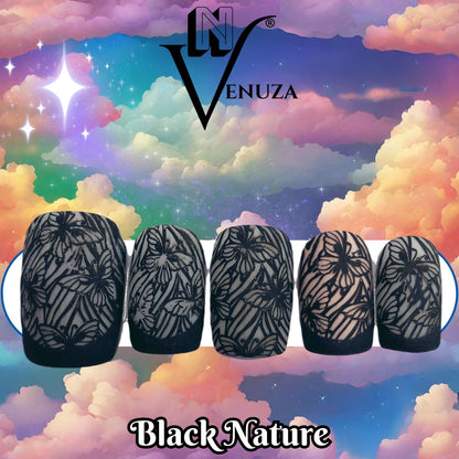 Black Nature - Venuza Nails