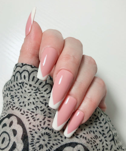 French Sharped V - Venuza Nails