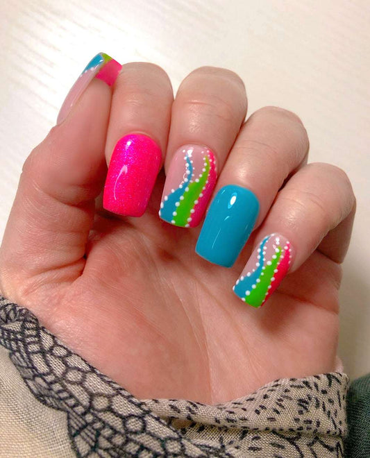 Neon Wave - Venuza Nails