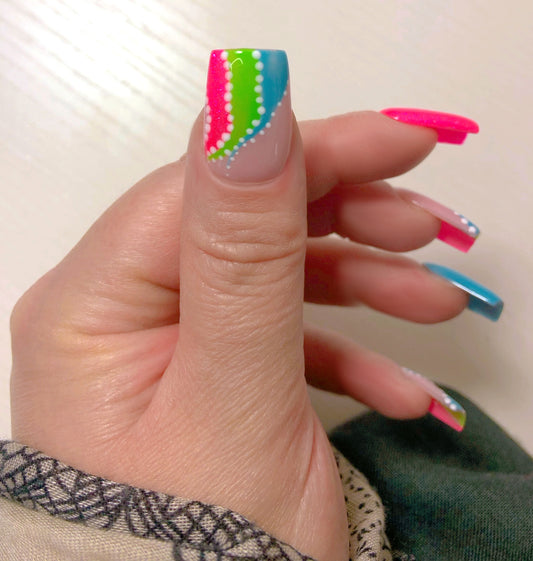 Neon Wave - Venuza Nails