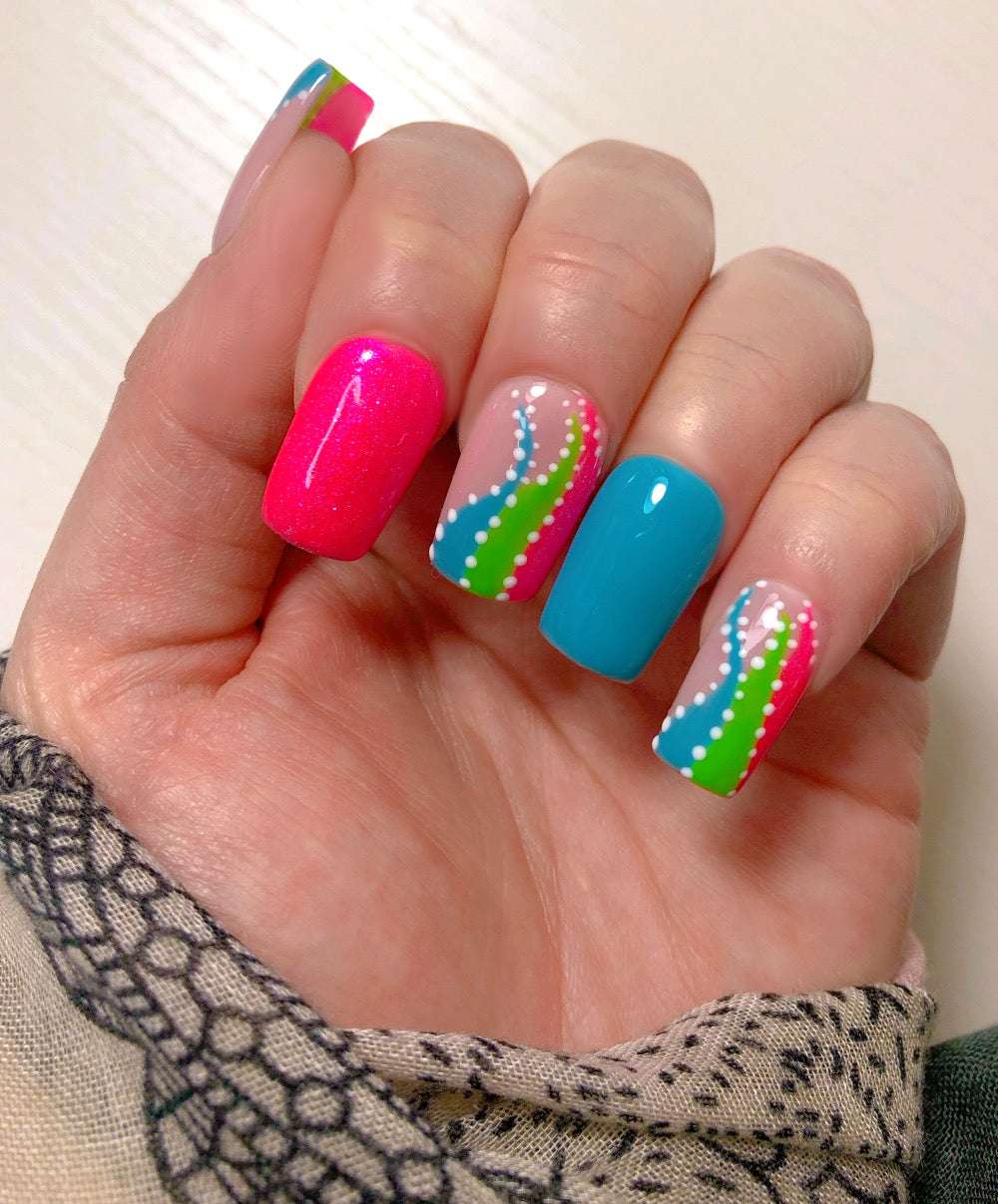 Neon Wave - Venuza Nails