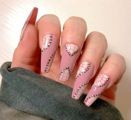 Pink Croco - Venuza Nails