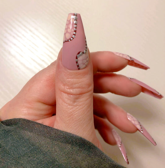Pink Croco - Venuza Nails