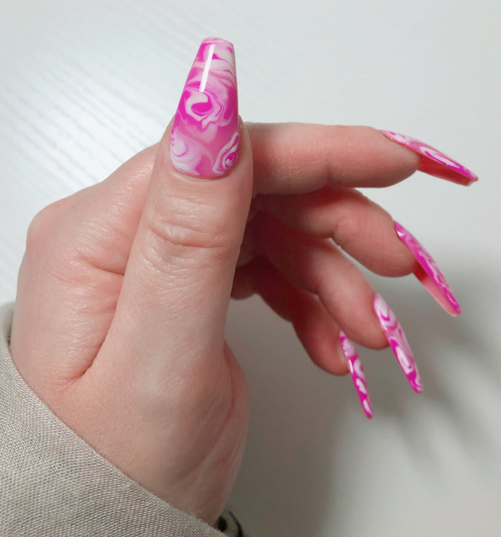 Rose Marbré - Venuza Nails