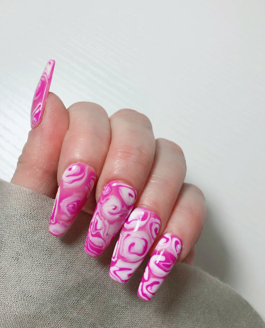Rose Marbré - Venuza Nails