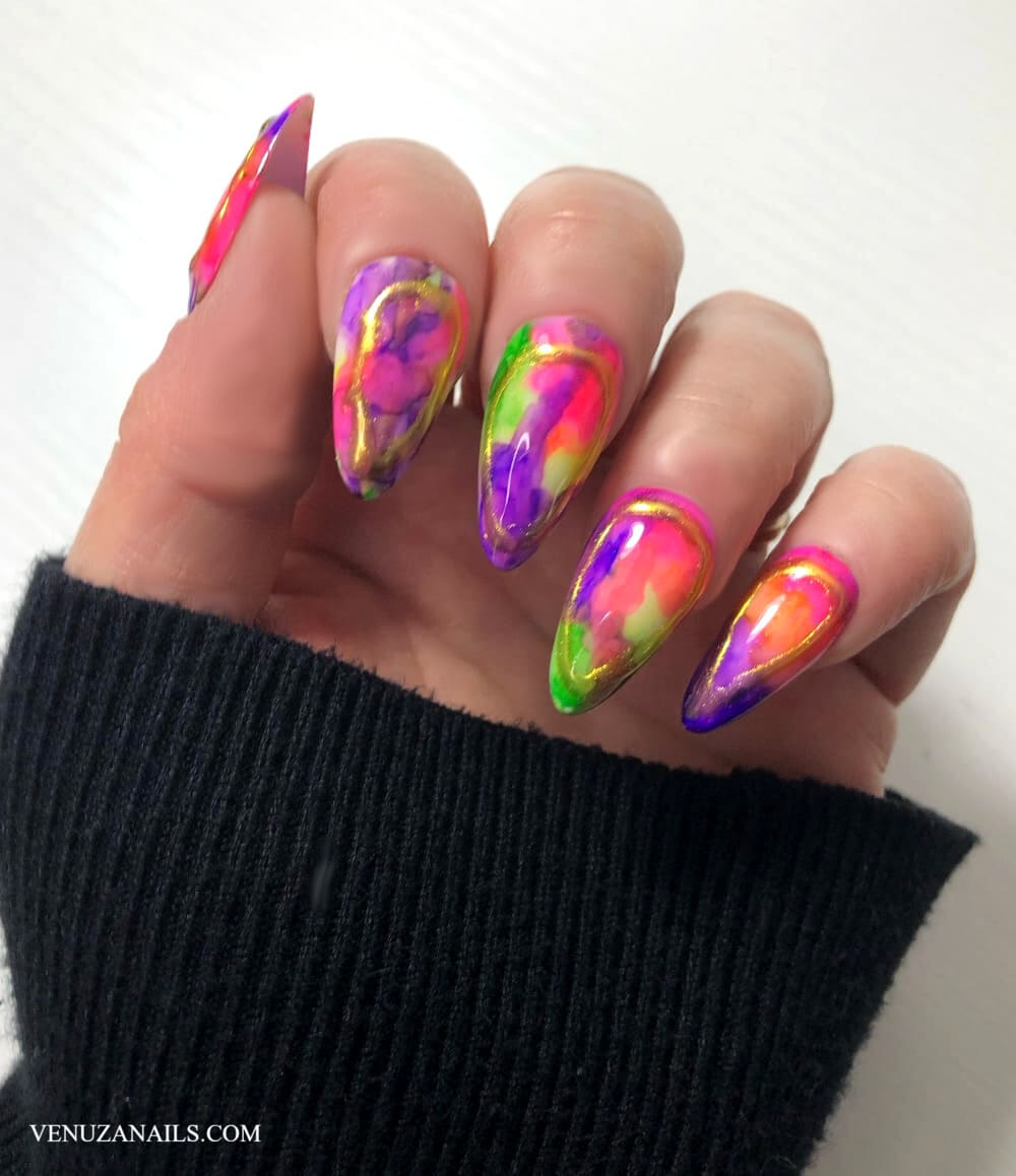 Faux Ongles - Aquarelle