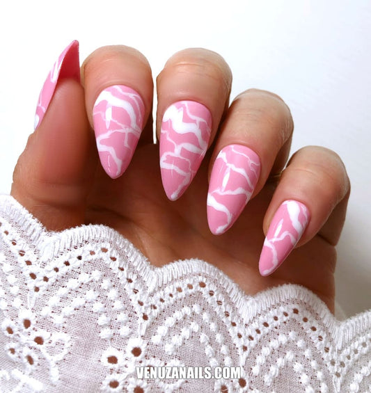 Press-On Nails - Rosa
