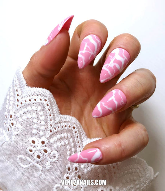 Press-On Nails - Rosa