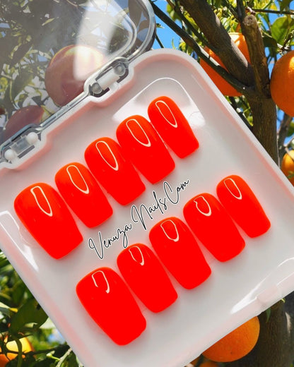 press-on-nails-orange-fluo-zest-orangy-venuza-nails